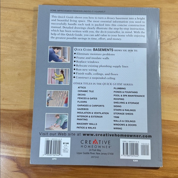 📚2/$6  Quick Guide Basements: Step-By-Step Construction Methods - Picture 2 of 12